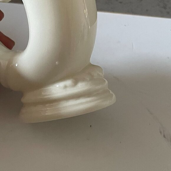 Vintage Lenox Cornucopia Horn of Plenty Porcelain 6" Vase Green Mark 1906-1930 - Picture 6 of 9